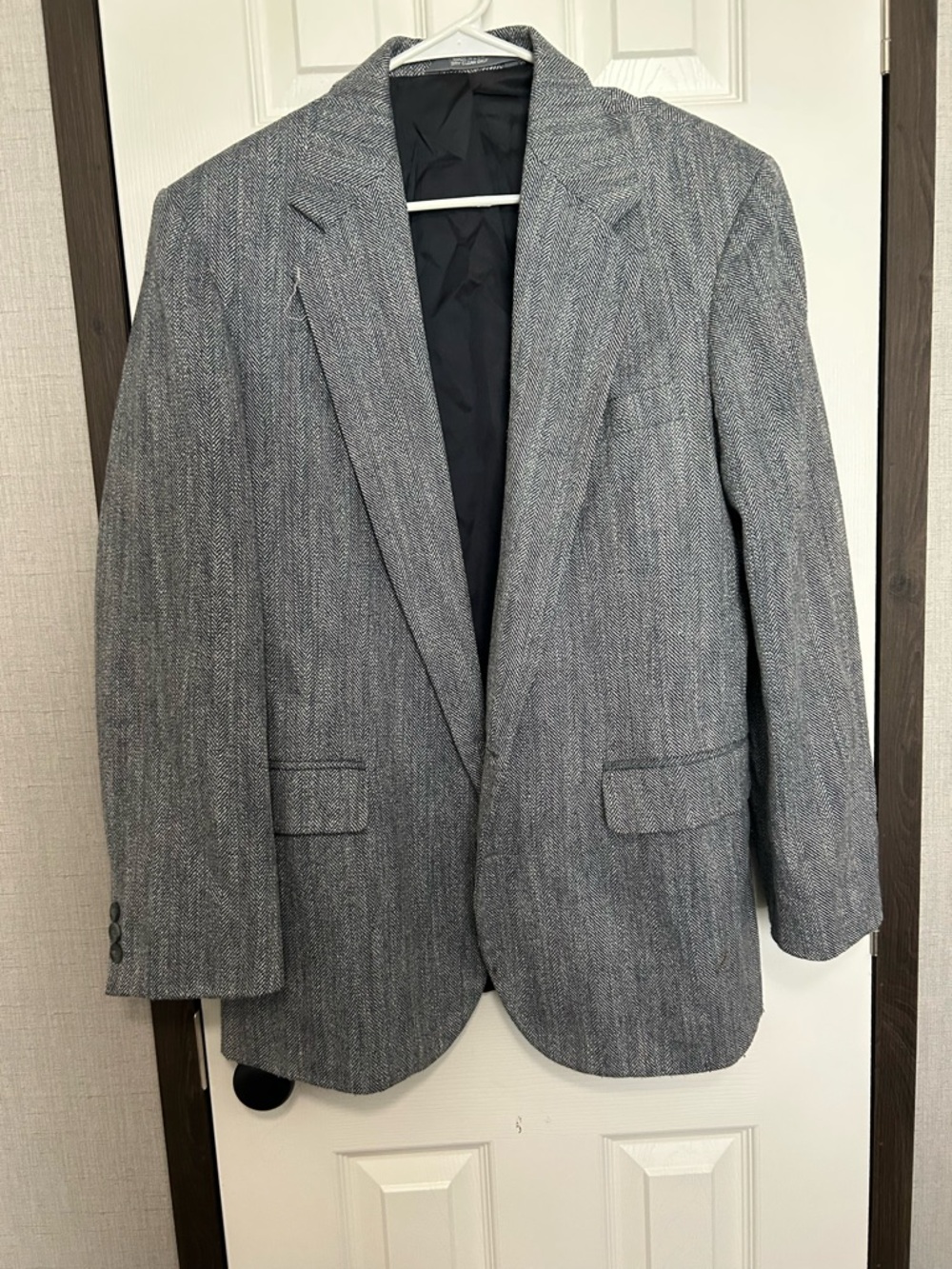 Haggar Men's Gray Tweed Sport Coat
